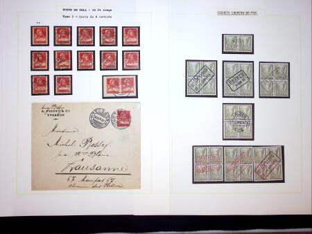 1907-40, Zusammenstellung unterschiedliche Sätze und