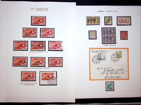 1907-40, Zusammenstellung unterschiedliche Sätze und