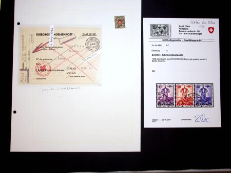 1907-40, Zusammenstellung unterschiedliche Sätze und