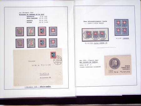 1912-26, Gut ausgebaute Sammlung PRO JUVENTUTE, dabei