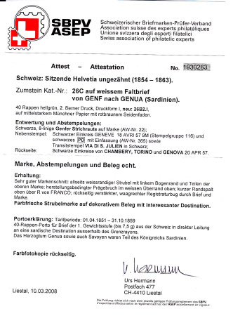 40Rp. hellgrün, weissrandig aber leicht fehlerhaft,