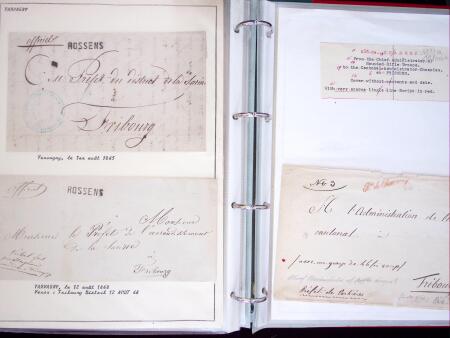 Partie Vorphila. mit Schwerpunkt Fribourg, mit u.a
