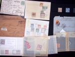 1882-1907, Partie Ziffermuster und Stehende Helvetia,