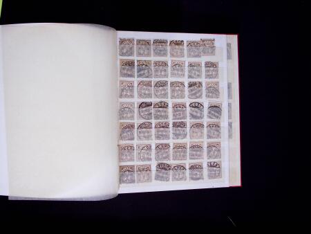 1882-1907, Partie Ziffermuster und Stehende Helvetia,