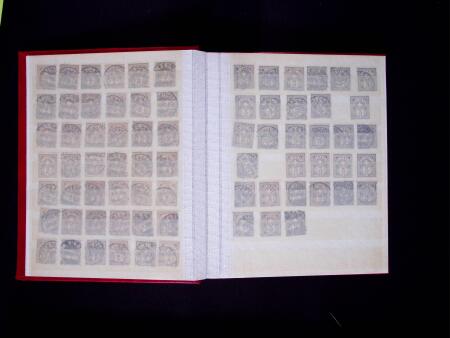 1882-1907, Partie Ziffermuster und Stehende Helvetia,