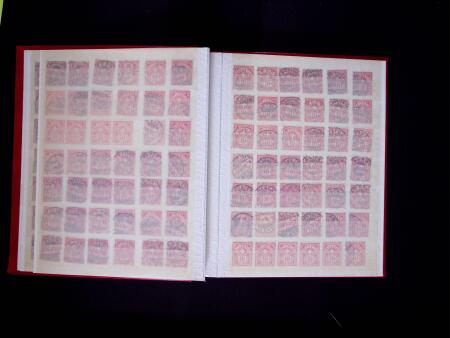 1882-1907, Partie Ziffermuster und Stehende Helvetia,