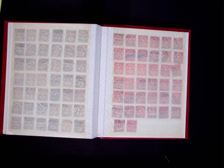1882-1907, Partie Ziffermuster und Stehende Helvetia,