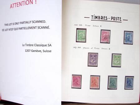 LIECHTENSTEIN: 1912-79, Meistens ungebrauchte Sammlung