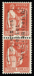 N°6 50c rose-rouge, neuf sans charnière, càd Coudekerque
