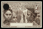 N° 149/152 Exposition coloniale 1931, Essais de couleur