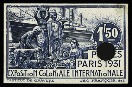 N° 149/152 Exposition coloniale 1931, Essais de couleur