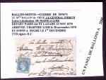 Pli confié du Céleste (4e ballon du siège). N°29 O