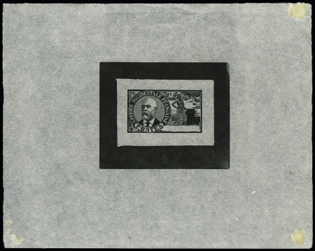 Ballay, grande épreuve en noir sans légende ni val