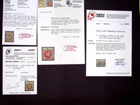 1843-1971, Gebrauchte und ungebrauchte Sammlung Schweiz