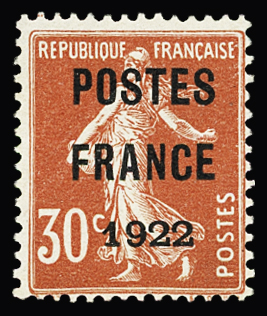 N° 38 30c. rouge, neuf sans gomme, TB.