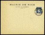 N°170 + 173 + 176 OBL Nice (25.5.23 - 1er jour type Pasteur) répartis sur 3 lettres. TB