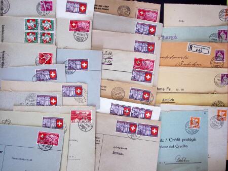 1900-40, Fascinating lot of over 450 commercial covers
