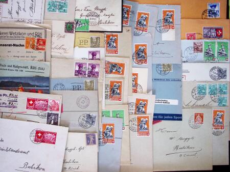 1900-40, Fascinating lot of over 450 commercial covers
