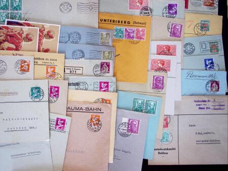 1900-40, Fascinating lot of over 450 commercial covers