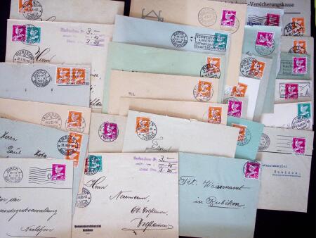 1900-40, Fascinating lot of over 450 commercial covers