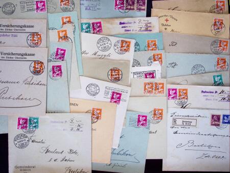 1900-40, Fascinating lot of over 450 commercial covers