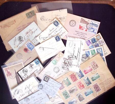 1849-1970 Excellente sélection de lettres de France