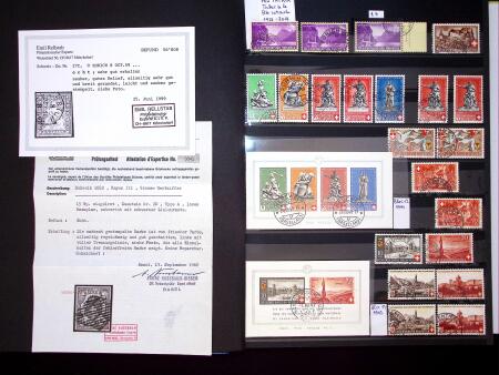 1850-2018 Gebrauchte Sammlung Schweiz in sechs Steckbüchern