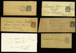 1750-1937 17 plis divers dont MP "La Ferté sous Jouard" et 4 plis de Nouvelle Calédonie dont 2 Daguins sur le café. TB