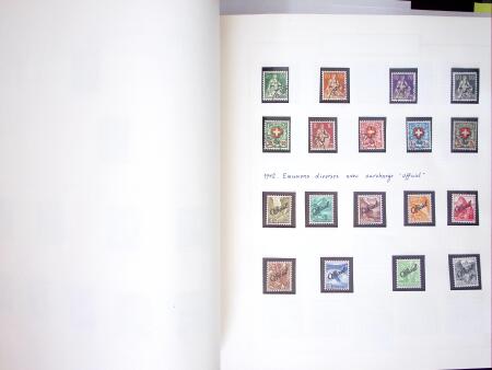 1848-1979, Sehr gut ausgebaute Sammlung Schweiz in