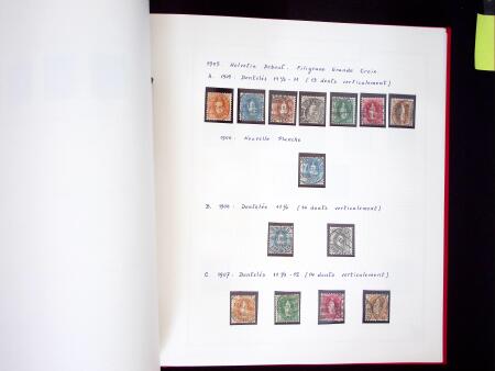 1848-1979, Sehr gut ausgebaute Sammlung Schweiz in