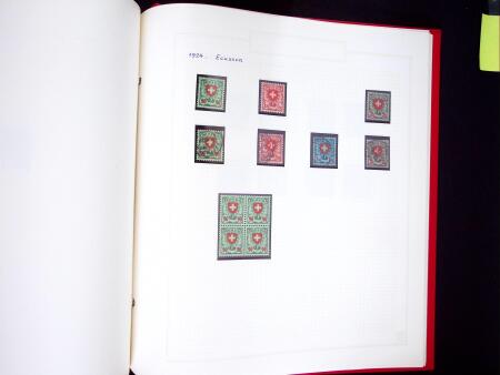 1848-1979, Sehr gut ausgebaute Sammlung Schweiz in