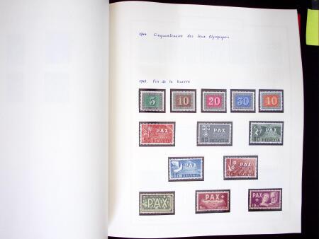 1848-1979, Sehr gut ausgebaute Sammlung Schweiz in