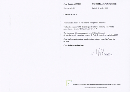 N° 31 surcharge I, **, TTB