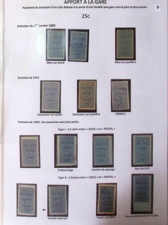 COLIS POSTAUX Extraordinaire collection spécialisée