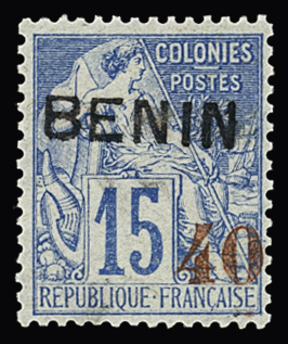 N° 15 40 sur 15c bleu, **, très frais, TTB, tirage