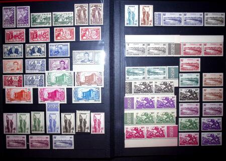 Collection de neufs sans charnière entre n° 16 et