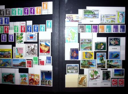 Collection de neufs sans charnière avec qq Type Groupe