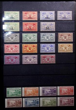 Collection de neufs sans charnière entre le n° 5