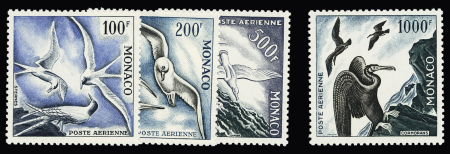 PA N° 55 à 58 Oiseaux de mer, **, TB