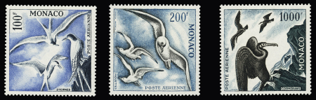 PA N° 66 à 68 Oiseaux de mer, **, TB