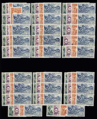 Exposition coloniale de Paris 1931, la série complète