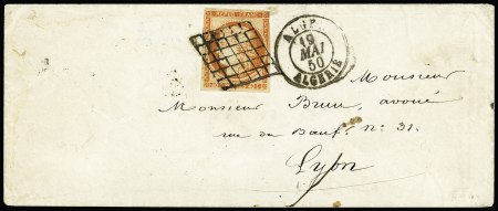 N° 5 (ld) obl. grille sur env. d'Alger (T15 19.05.50)