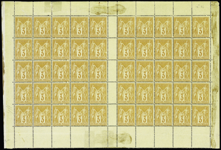 N°86 Sage 3c bistre-jaune en panneau de 50 avec bords