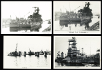 47 photos (dont reproductions modernes) du sabordage de la flotte française à Toulon le 27 novembre 1942. TB