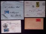 48 lettres et cartes postales AFF types Faidherbe et Palmier dont un télégramme AFF n°34. TB