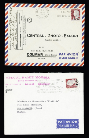 1959-74 20 enveloppes CFA affr. n° 337A, 350, 350A,