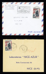 1959-74 20 enveloppes CFA affr. n° 337A, 350, 350A,