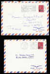 1959-74 20 enveloppes CFA affr. n° 337A, 350, 350A,