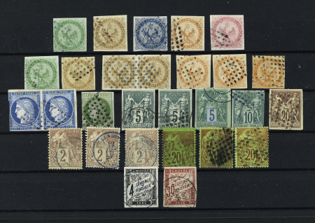 Petite sélection de 28 timbres des Colonies Générales