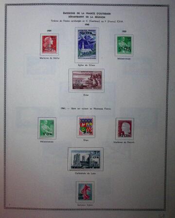 CFA Collection sur page, quasi complète en Poste +